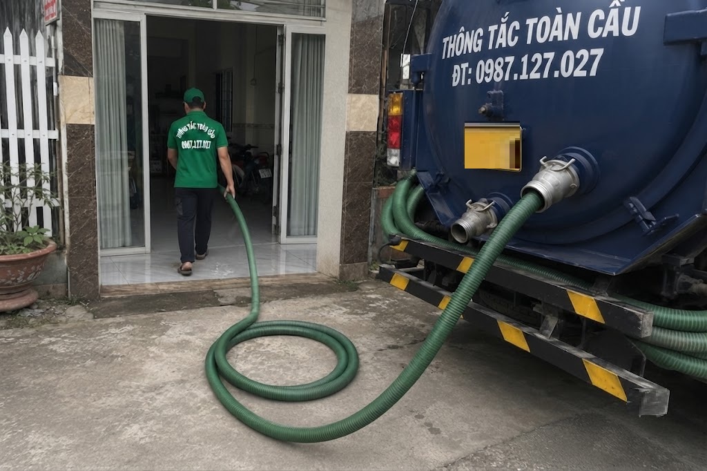hút bể phốt tại quận Tây Hồ 24/7