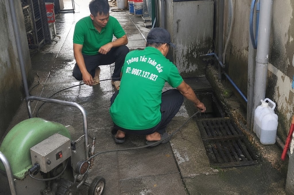 công ty hút bể phốt tại Tiên Lữ chuyên nghiệp