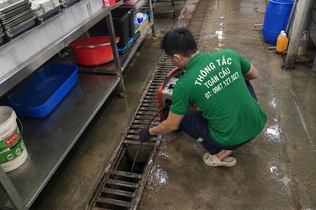 thợ thông tắc cống tại Hưng Yên phục vụ nhanh chóng 24/24