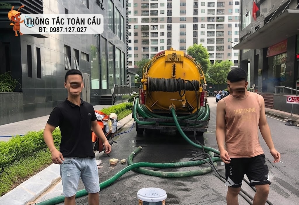 Hút Bể Phốt Tại Vinhomes Royal City